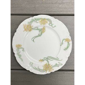 Vtg Haviland Limoges France Salad Plate 7.5" Schleiger 492g Spider Mum Fuji Mum